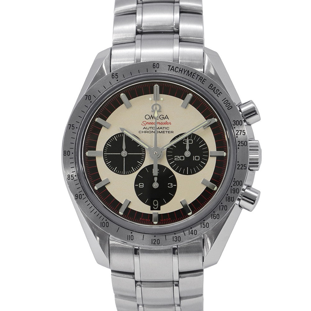 OMEGA Speedmaster Racing Michael Schumacher Legend Limited to 6000 pieces worldwide W40mm Stainless Steel White Dial3559.32