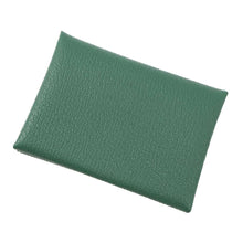 将图像加载到图库查看器中，HERMES Calvi Duo Verso Vert Vertigo/Menthe Chevre Myzore Goatskin
