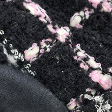 将图像加载到图库查看器中，CHANEL Matelasse ChainShoulder Bag Black/White/PinkA01112 Tweed Lambskin Sequins Size 25
