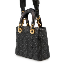 Load image into Gallery viewer, Dior Lady Dior Niki de Saint Phalle collaboration 2-way handbag BlackM0574VYJ Leather Size Small
