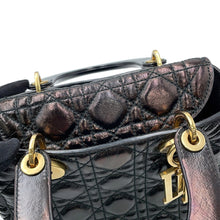 Load image into Gallery viewer, Dior Lady Dior Niki de Saint Phalle collaboration 2-way handbag BlackM0574VYJ Leather Size Small
