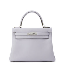 Load image into Gallery viewer, HERMES Kelly Retourne Green Pantan Togo Leather Size 28
