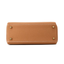 将图像加载到图库查看器中，HERMES Kelly Retourne sewing Gold Togo Leather Size 25
