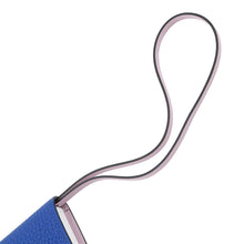Load image into Gallery viewer, HERMES Julis Nano Verso Blue France/Mauve Sylvester Togo Leather Swift Leather
