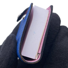 Load image into Gallery viewer, HERMES Julis Nano Verso Blue France/Mauve Sylvester Togo Leather Swift Leather
