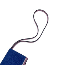 Load image into Gallery viewer, HERMES Julis Nano Verso Blue France/Mauve Sylvester Togo Leather Swift Leather
