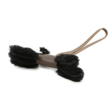 Load image into Gallery viewer, HERMES Buddy Bag Charm Chocolat/Black/Etoupe Lambskin Mouton
