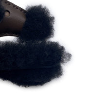 Load image into Gallery viewer, HERMES Buddy Bag Charm Chocolat/Black/Etoupe Lambskin Mouton
