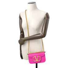 Load image into Gallery viewer, Valentino Garavani LOCO 2WAY Shoulder Bag Pink3W2B0K53ZXL Leather Size Small
