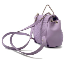Load image into Gallery viewer, CHANEL Matelasse SmallBackpack LavenderPurpleAS2908 Calf Leather

