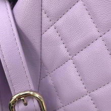 将图像加载到图库查看器中，CHANEL Matelasse SmallBackpack LavenderPurpleAS2908 Calf Leather
