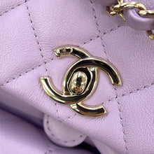 将图像加载到图库查看器中，CHANEL Matelasse SmallBackpack LavenderPurpleAS2908 Calf Leather
