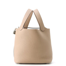 将图像加载到图库查看器中，HERMES Picotin Lock Beige Marfa Taurillon Clemence Size PM
