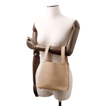 将图像加载到图库查看器中，HERMES Picotin Lock Beige Marfa Taurillon Clemence Size PM
