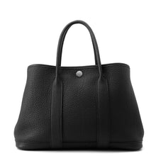 将图像加载到图库查看器中，HERMES Garden Party Black Negonda Leather Size TPM
