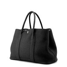 将图像加载到图库查看器中，HERMES Garden Party Black Negonda Leather Size TPM
