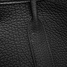 将图像加载到图库查看器中，HERMES Garden Party Black Negonda Leather Size TPM
