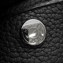 将图像加载到图库查看器中，HERMES Garden Party Black Negonda Leather Size TPM
