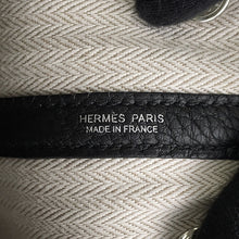 将图像加载到图库查看器中，HERMES Garden Party Black Negonda Leather Size TPM
