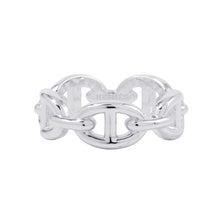 将图像加载到图库查看器中，HERMES Chaine d&#39;Ancre Anchene Ring Size PM/54/#14 SV925
