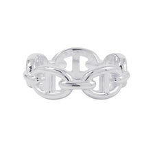将图像加载到图库查看器中，HERMES Chaine d&#39;Ancre Anchene Ring Size PM/54/#14 SV925
