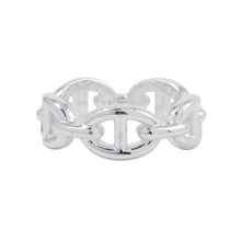 将图像加载到图库查看器中，HERMES Chaine d&#39;Ancre Anchene Ring Size PM/54/#14 SV925
