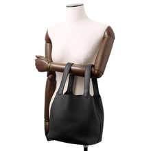 将图像加载到图库查看器中，HERMES Picotin Lock Black Taurillon Clemence Size MM
