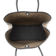 Load image into Gallery viewer, HERMES Garden Party Toundra/Ebene Toile Military Negonda Leather Size TPM
