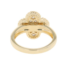 将图像加载到图库查看器中，Van Cleef &amp; Arpels Vintage Alhambra Ring Size 52/#12VCARO26M00 18K Yellow Gold
