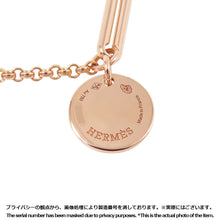 Load image into Gallery viewer, HERMES Ex Libris Necklace Size TPMH120345B 00 18K Pink Gold
