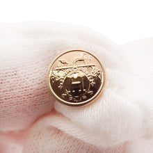 Load image into Gallery viewer, HERMES Ex Libris Earrings Size TPM 18K Pink Gold
