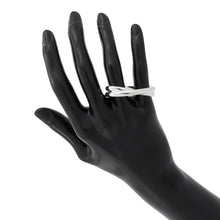 将图像加载到图库查看器中，HERMES Chaine d&#39;Ancre Punk Double Ring Size 52/#12 SV925
