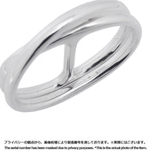 将图像加载到图库查看器中，HERMES Chaine d&#39;Ancre Punk Double Ring Size 52/#12 SV925
