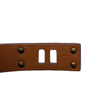 将图像加载到图库查看器中，HERMES As de Coeur Bracelet Size T2 Gold Swift Leather
