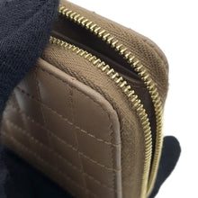 将图像加载到图库查看器中，CELINE CBag Charm Compact Zip Wallet Brown10B663BFL Leather
