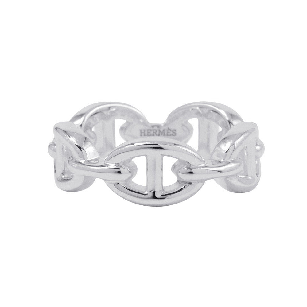 HERMES Chaine d'Ancre Anchene Ring Size PM/52/#12 SV925