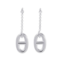 Load image into Gallery viewer, HERMES Chaine d&#39;Ancre Farandole Earrings Size MM SV925
