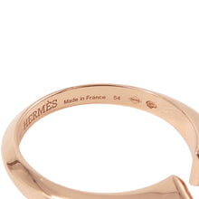将图像加载到图库查看器中，HERMES Crew de Forge Ring Size 54/#14 PMH122615B 00054 18K Pink Gold
