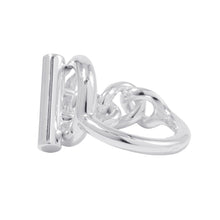 将图像加载到图库查看器中，HERMES Croisette Ring Size MM/52/#12 SV925
