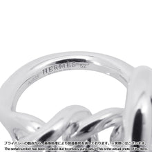 将图像加载到图库查看器中，HERMES Croisette Ring Size MM/52/#12 SV925
