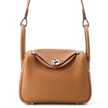 将图像加载到图库查看器中，HERMES Lindy Gold Taurillon Clemence Size Mini
