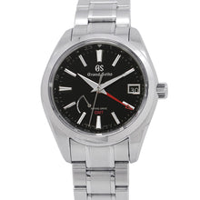 将图像加载到图库查看器中，SEIKO Grand Seiko Heritage Collection Spring Drive GMT W41mm Stainless Steel Black DialSBGE211
