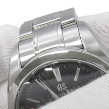 将图像加载到图库查看器中，SEIKO Grand Seiko Heritage Collection Spring Drive GMT W41mm Stainless Steel Black DialSBGE211
