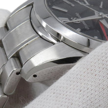 将图像加载到图库查看器中，SEIKO Grand Seiko Heritage Collection Spring Drive GMT W41mm Stainless Steel Black DialSBGE211
