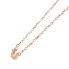 Load image into Gallery viewer, TIFFANY&amp;Co. T Smile Pendant Size Mini62617772 18K Pink Gold
