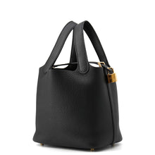 Load image into Gallery viewer, HERMES Picotin Lock Black Taurillon Clemence Size PM
