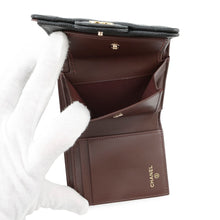 Load image into Gallery viewer, CHANEL Matelasse Classic Small Flap Wallet BlackAP0229 Caviar Leather
