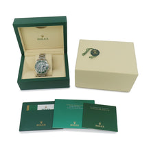 将图像加载到图库查看器中，ROLEX Submariner Date W40mm Stainless Steel Green Dial116610LV

