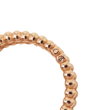 将图像加载到图库查看器中，Van Cleef &amp; Arpels Perlée Diamond Ring Single-Row Model Size 54/#14VCARP4E354/VCARPJMW00 18K Pink Gold
