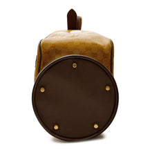 将图像加载到图库查看器中，GUCCI Adidas collaboration GG Crystal golf bag Camel/Brown706711 Leather

